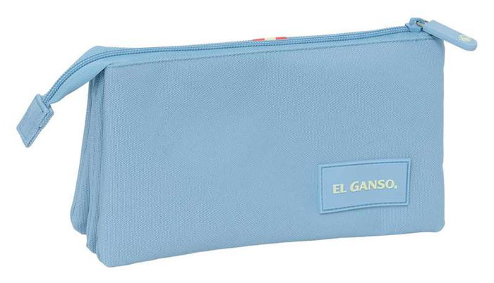 El Ganso Basics Portatodo Triple Cerulean 22x12x3 cm