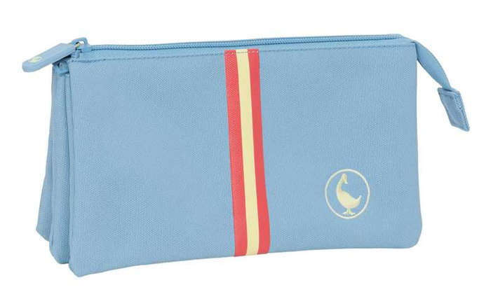 El Ganso Basics Portatodo Triple Cerulean 22x12x3 cm