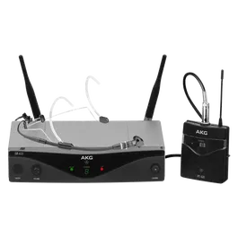 AKG Sistema Inalámbrico UHF Headworn Band D con Petaca, Micrófono Diadema y Receptor