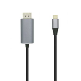 Aisens Cable A109-0394 USB-C a DisplayPort 4K@60Hz - Conector Macho USB-C a Macho DisplayPort, 27W PD, 80cm Negro