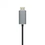 Aisens Cable A109-0394 USB-C a DisplayPort 4K@60Hz - Conector Macho USB-C a Macho DisplayPort, 27W PD, 80cm Negro