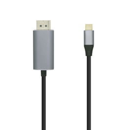 AISENS - CABLE CONVERSOR USB-C A DISPLAYPORT NEGRO, 0.8M