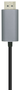 Aisens Cable Conversor USB-C a DisplayPort 4K@60Hz, 0.8m, Negro