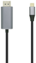 Aisens Cable Conversor USB-C a DisplayPort 4K@60Hz, 0.8m, Negro