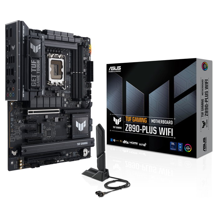 ASUS TUF GAMING Z890-PLUS WIFI LGA 1851 DDR5 ATX Negro ASUS TUF GAMING Z890-PLUS WIFI LGA 1851 DDR5 ATX Negro