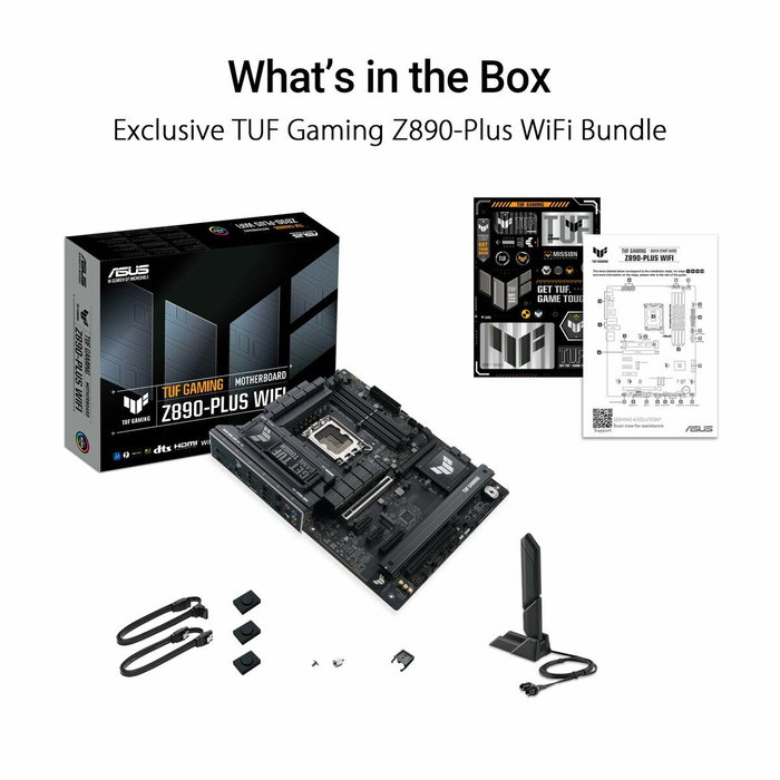 ASUS TUF GAMING Z890-PLUS WIFI LGA 1851 DDR5 ATX Negro ASUS TUF GAMING Z890-PLUS WIFI LGA 1851 DDR5 ATX Negro