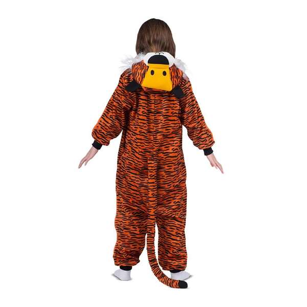 My Other Me Disfraz Tigre Kigurumi Talla Única Infantil con Capucha y Cola para Niños 3 Años