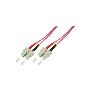 LogiLink LWL Patchkabel OM4 SC / SC 2,0m Duplex de fibra óptica LogiLink LWL Patchkabel OM4 SC / SC 2,0m Duplex de fibra óptica