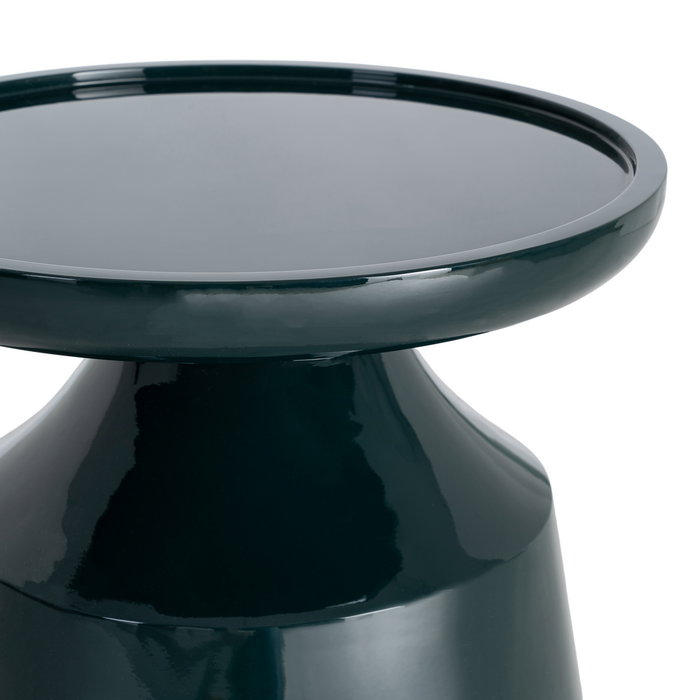 Mesa Auxiliar Lacado Verde Dm Salón 40 X 40 X 50 cm Mesa Auxiliar Lacado Verde Dm Salón 40 X 40 X 50 cm