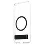 PanzerGlass Funda Transparente con Soporte y Carga Inalámbrica Qi para Samsung Galaxy S25