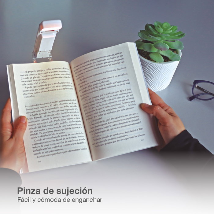 GSC Evolution Mini linterna LED lectura ajustable y pinza sujeción