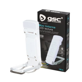 GSC Evolution Mini linterna LED lectura ajustable y pinza sujeción