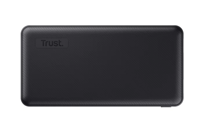 Trust - Batería Externa Powerbank 15000 mAh Negro, Carga Rápida 15W, 3 Puertos (USB-C + 2 USB-A), Ión de Litio, Portátil, Hasta 69h Autonomía