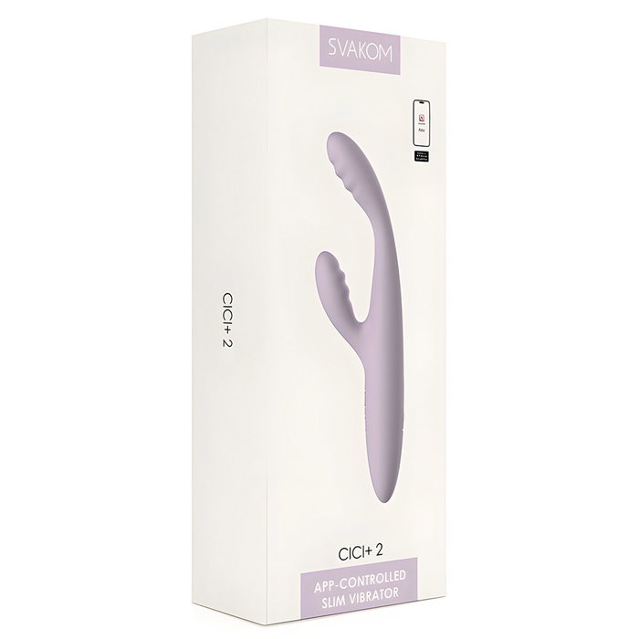 Vibrador Doble Estimulación Svakom Lila