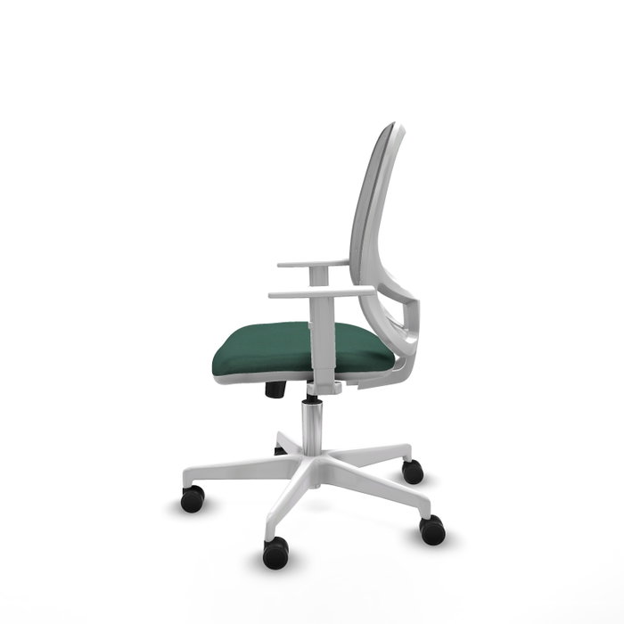 PIQUERAS Y CRESPO Silla de oficina Cilanco, Mecanismo Sincro, Verde botella y Gris PIQUERAS Y CRESPO Silla de oficina Cilanco, Mecanismo Sincro, Verde botella y Gris