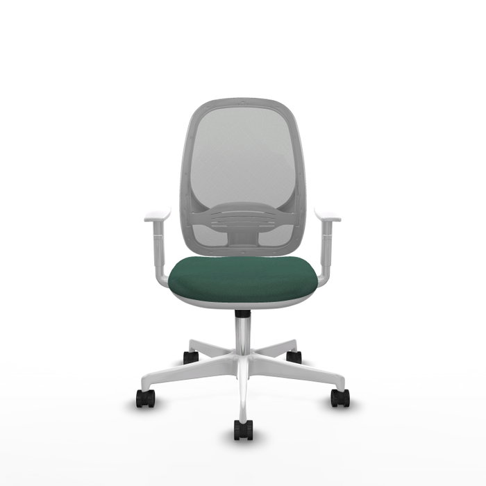 PIQUERAS Y CRESPO Silla de oficina Cilanco, Mecanismo Sincro, Verde botella y Gris PIQUERAS Y CRESPO Silla de oficina Cilanco, Mecanismo Sincro, Verde botella y Gris
