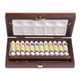 Rembrandt Set acuarelas en caja de madera Traditional con 12 tubos de 10 ml y accesorios