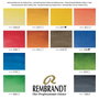 Rembrandt Set acuarelas en caja de madera Traditional con 12 tubos de 10 ml y accesorios