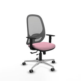 PIQUERAS Y CRESPO Silla de oficina Cilanco Rosa con mecanismo Sincro/Traslack