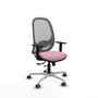 PIQUERAS Y CRESPO Silla de oficina Cilanco Rosa con mecanismo Sincro/Traslack