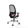 PIQUERAS Y CRESPO Silla de oficina Cilanco Rosa con mecanismo Sincro/Traslack
