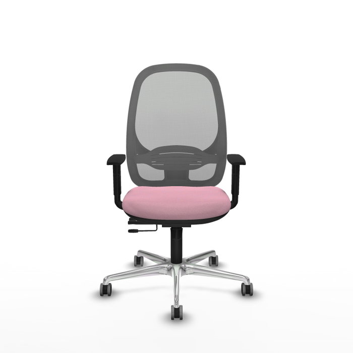 PIQUERAS Y CRESPO Silla de oficina Cilanco Rosa con mecanismo Sincro/Traslack