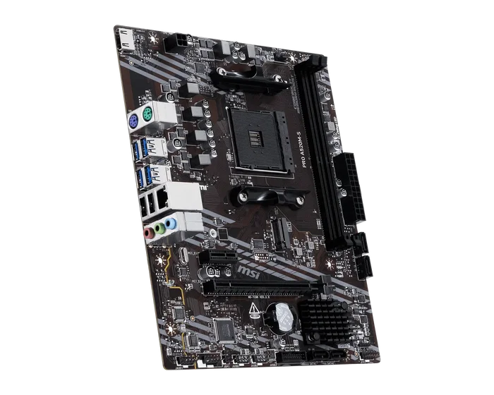 MSI PRO A520M-S con Chipset AMD A520 y Socket AM4