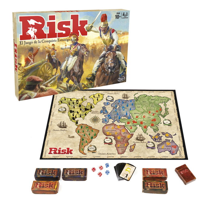 Hasbro Games Risk B7404 Juego de Estrategia en Español +10 Años