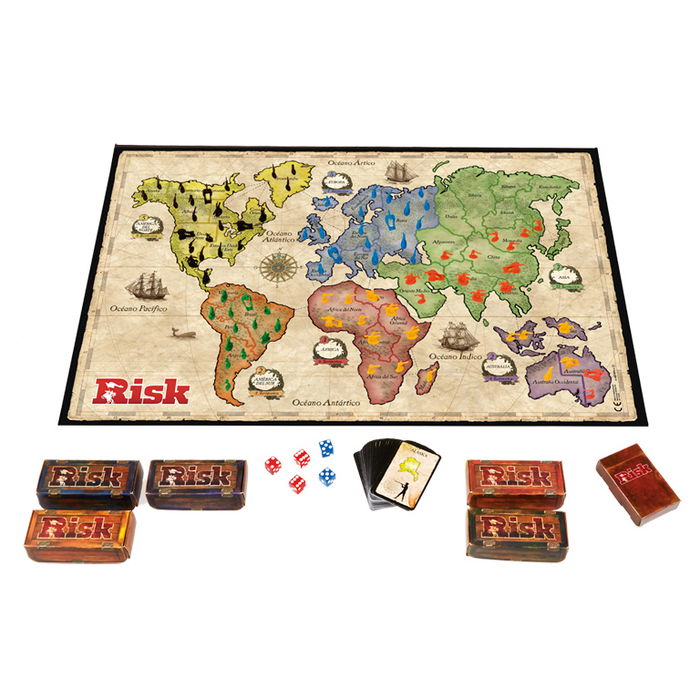 Hasbro Games Risk B7404 Juego de Estrategia en Español +10 Años