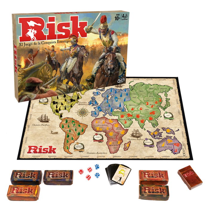 Hasbro Games Risk B7404 Juego de Estrategia en Español +10 Años