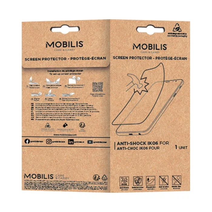 Mobilis Protector de Pantalla para Samsung Galaxy A36 5G y A56 5G, Transparente