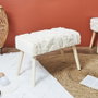 Home Deco Factory Banco Mirage 66x32x40 cm Asiento tapizado Poliéster Espuma
