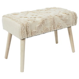 Home Deco Factory Banco Mirage 66x32x40 cm Asiento tapizado Poliéster Espuma