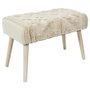 Home Deco Factory Banco Mirage 66x32x40 cm Asiento tapizado Poliéster Espuma