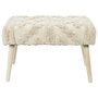 Home Deco Factory Banco Mirage 66x32x40 cm Asiento tapizado Poliéster Espuma
