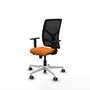 PIQUERAS Y CRESPO Silla de oficina Motilla Naranja/Negro