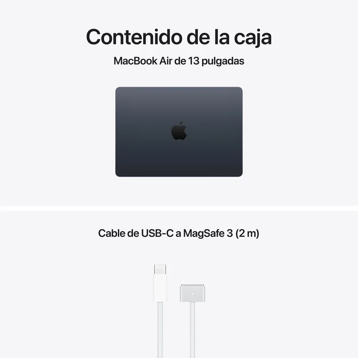 Apple MacBook Air 13,6' M5 16GB 512GB SSD 8-Core GPU Medianoche Apple MacBook Air 13,6' M5 16GB 512GB SSD 8-Core GPU Medianoche