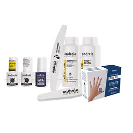 Andreia PRO KIT - THE GEL POLISH Kit Completo Esmalte Gel Uñas Profesional con Ultrabond, Base Top Coat, Removedor y Más