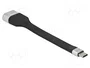 DeLOCK Cable de cinta plana FPC USB Type-C™ a HDMI 4K 60 Hz 14 cm