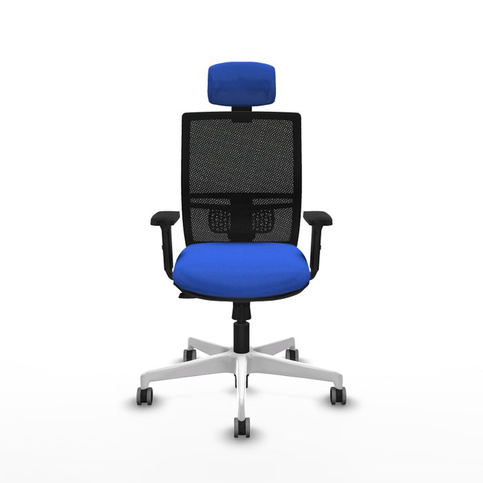 PIQUERAS Y CRESPO Silla de oficina Yunquera con mecanismo Sincro/Traslack, Azul y Negro PIQUERAS Y CRESPO Silla de oficina Yunquera con mecanismo Sincro/Traslack, Azul y Negro