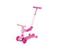 Color Baby Patinete Scooter Ride On 4 en 1 Rosa 3 Ruedas +18 Meses