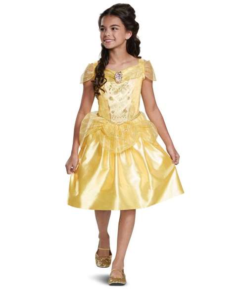 Disney Disfraz Princesa Bella Classic Infantil Talla 5-6 Años