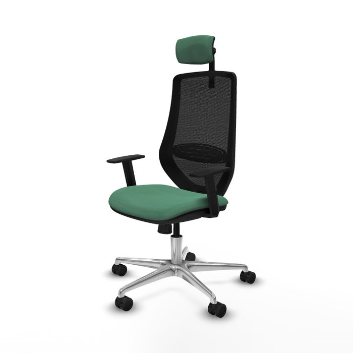 PIQUERAS Y CRESPO Silla de oficina Mardos con mecanismo Sincro Verde esmeralda y Negro PIQUERAS Y CRESPO Silla de oficina Mardos con mecanismo Sincro Verde esmeralda y Negro