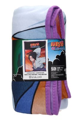 Sasuke Manta Polar 100X150 Cm Naruto