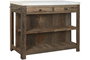 DKD Home Decor Isla Cocina India 1c25 Natural Blanco Madera Reciclada Marmol 60 x 97 x 120 cm