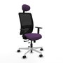 PIQUERAS Y CRESPO Silla de oficina Zulema Morado y Negro