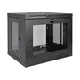 Eaton Tripp Lite SRW9UG Armario Rack de Pared 9U, Negro, Acero, Puerta Acrílico, Capacidad 91 kg, Para Switch/Equipo Red