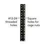 Eaton Tripp Lite SRW9UG Armario Rack de Pared 9U, Negro, Acero, Puerta Acrílico, Capacidad 91 kg, Para Switch/Equipo Red