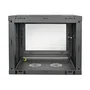 Eaton Tripp Lite SRW9UG Armario Rack de Pared 9U, Negro, Acero, Puerta Acrílico, Capacidad 91 kg, Para Switch/Equipo Red
