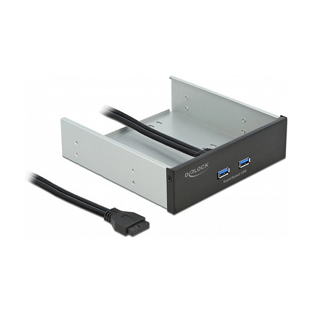 DeLOCK Panel frontal de 5.25 pulg con 2 x USB 5 Gbps Tipo-A DeLOCK Panel frontal de 5.25 pulg con 2 x USB 5 Gbps Tipo-A